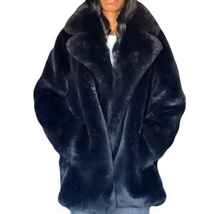 7 for all Mankind Faux Fur Coat